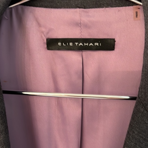 NWOT Eli’s Tahari charcoal blazer - Picture 2 of 8